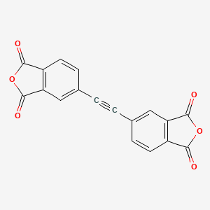 Chemical structure of 4,4'-(Ethyne-1,2-diyl)diphthalic anhydride