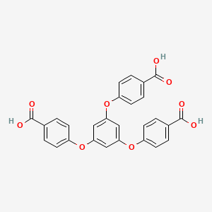 Chemical structure of 4,4',4''-(Benzene-1,3,5-triyltris(oxy))tribenzoic acid