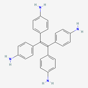 Chemical structure of 4,4',4'',4'''-(Ethene-1,1,2,2-tetrayl)tetraaniline