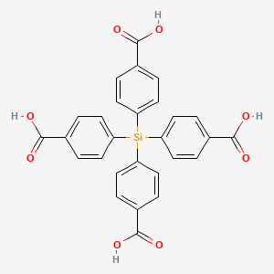 Chemical structure of Tetrakis(4-carboxyphenyl)silane