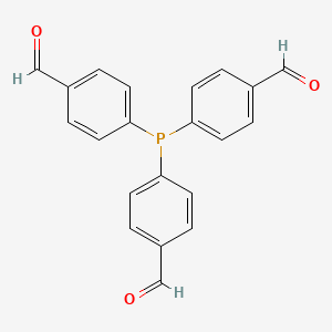Chemical structure of 4,4',4''-Phosphanetriyltribenzaldehyde