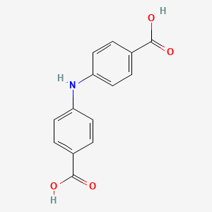 Chemical structure of 4,4'-Iminodibenzoic acid