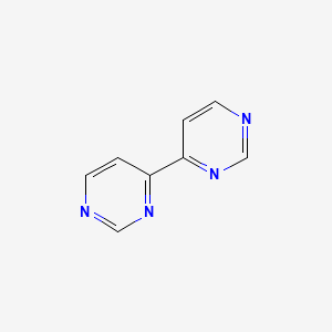 Chemical structure of 4,4'-Bipyrimidine