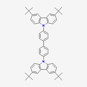 Chemical structure of 4,4'-Bis(3,6-di-tert-butyl-9H-carbazol-9-yl)-1,1'-biphenyl
