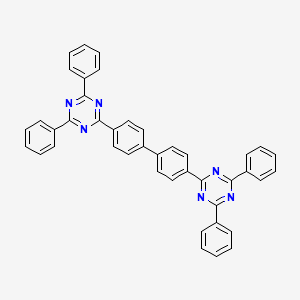 Chemical structure of 4,4'-Bis(4,6-diphenyl-1,3,5-triazin-2-yl)biphenyl
