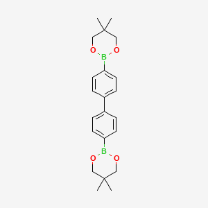Chemical structure of 4,4'-Bis(5,5-dimethyl-1,3,2-dioxaborinan-2-yl)biphenyl