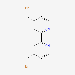 Chemical structure of 4,4'-Bis(bromomethyl)-2,2'-bipyridine