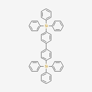 Chemical structure of 4,4'-Bis(triphenylsilyl)-1,1'-biphenyl