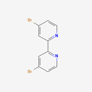 Chemical structure of 4,4'-Dibromo-2,2'-bipyridine