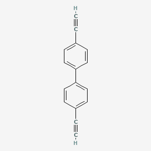 Chemical structure of 4,4'-Diethynylbiphenyl