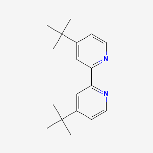 Chemical structure of 4,4'-Di-tert-butyl-2,2'-bipyridyl