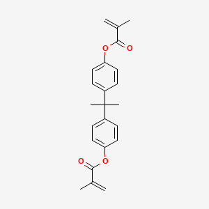 Chemical structure of bisphenol A dimethacrylate