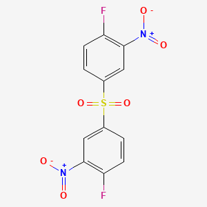Chemical structure of 4,4'-Sulfonylbis(1-fluoro-2-nitrobenzene)