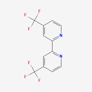 Chemical structure of 4,4'-tfmbpy