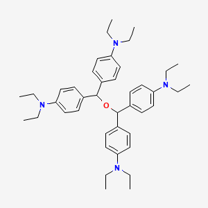 Chemical structure of Bis[bis[4-(diethylamino)phenyl]methyl] Ether