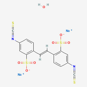 Chemical structure of 4,4′-Diisothiocyanatostilbene-2,2′-disulfonicaciddisodiumsalt
