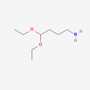 Chemical structure of 4,4-Diethoxybutylamine