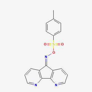 Chemical structure of 4,5-Diazafluorene-9-one O-(p-Toluenesulfonyl)oxime