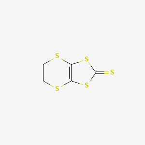 Chemical structure of 4,5-Ethylenedithio-1,3-dithiol-2-thione