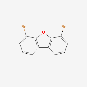 Chemical structure of 4,6-Dibromodibenzofuran