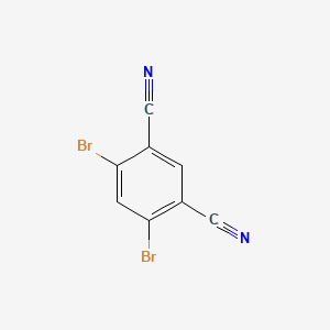 Chemical structure of 4,6-Dibromoisophthalonitrile