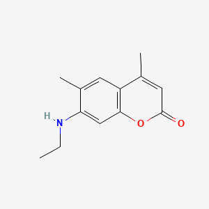 Chemical structure of Coumarin 2