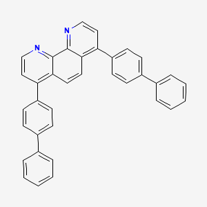 Chemical structure of 4,7-Di([1,1'-biphenyl]-4-yl)-1,10-phenanthroline