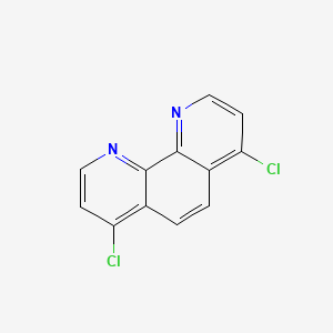 Chemical structure of 4,7-Dichloro-1,10-phenanthroline