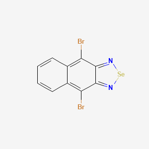 Chemical structure of 4,9-Dibromonaphtho[2,3-c][1,2,5]selenadiazole