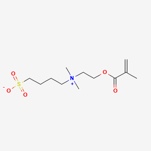 Chemical structure of 4-[[2-(Methacryloyloxy)ethyl]dimethylammonio]butane-1-sulfonate