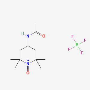 Chemical structure of 4-Acetamido-2,2,6,6-tetramethyl-1-oxopiperidin-1-iumtetrafluoroborate