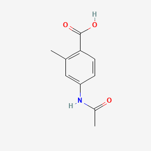 Chemical structure of 4-Acetamido-2-methylbenzoic acid