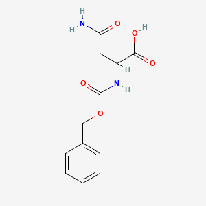 Chemical structure of Carbobenzoxy-L-asparagine