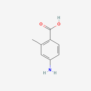 Chemical structure of 4-Amino-2-methylbenzoic acid