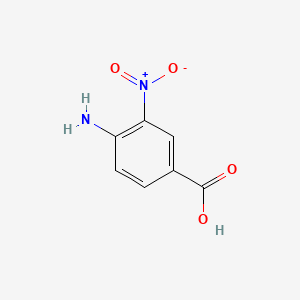 Chemical structure of 4-Amino-3-nitrobenzoic acid