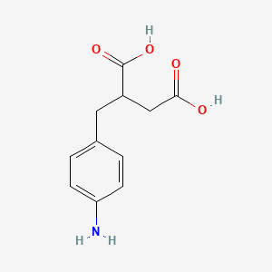 Chemical structure of 4-Amino-D,L-benzylsuccinic Acid