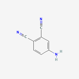 Chemical structure of 4-Aminophthalonitrile