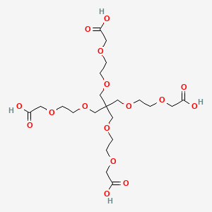 Chemical structure of 4-arm-PEG-COOH