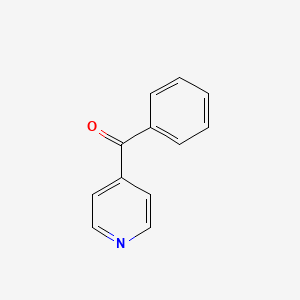 Chemical structure of 4-Benzoylpyridine