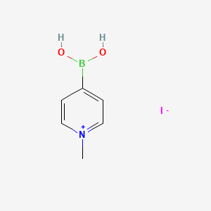 Chemical structure of 4-Borono-N-methylpyridinium iodide