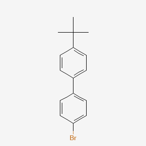 Chemical structure of 4-Bromo-4'- tert-butyl-biphenyl