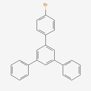 Chemical structure of 4-Bromo-5'-phenyl-1,1':3',1''-terphenyl