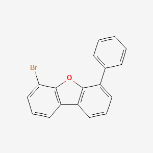 Chemical structure of 4-Bromo-6-phenyldibenzofuran