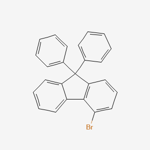 Chemical structure of 4-Bromo-9,9-diphenyl-9H-fluorene