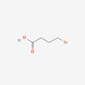 Chemical structure of 4-Bromobutyric acid