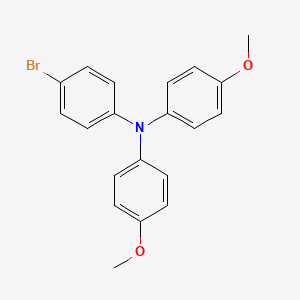Chemical structure of 4-Bromo-N,N-bis(4-methoxyphenyl)aniline