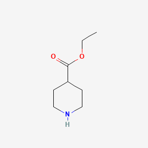 Chemical structure of 4-Carboethoxypiperidine