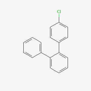 Chemical structure of 4-Chloro-1,1':2',1''-terphenyl