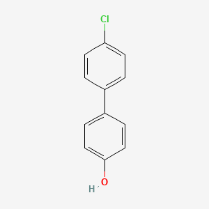 Chemical structure of 4'-Chloro-4-biphenylol