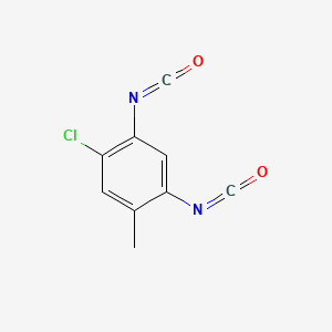 Chemical structure of 4-Chloro-6-methyl-1,3-phenylenediisocyanate
